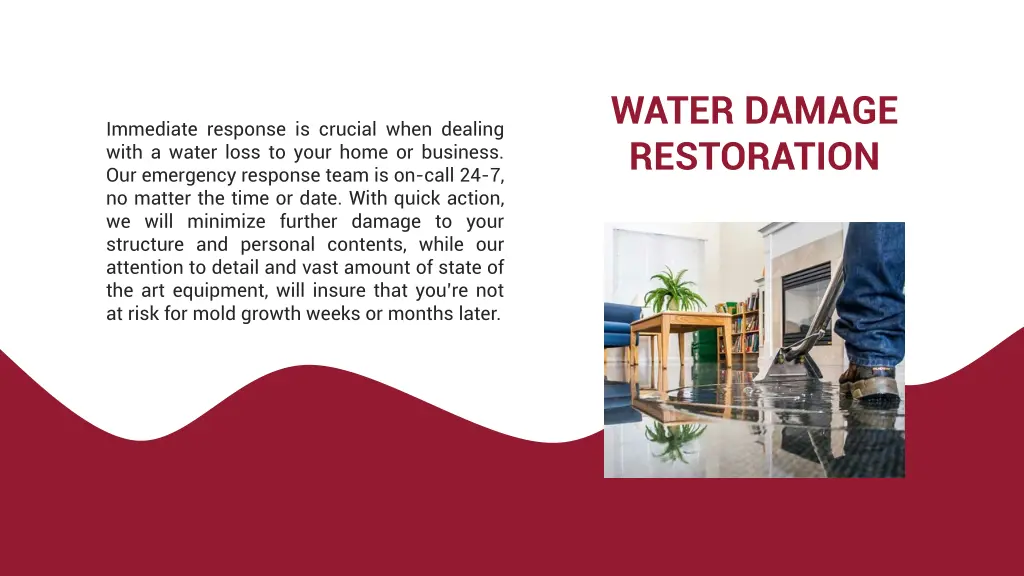 water damage restoration