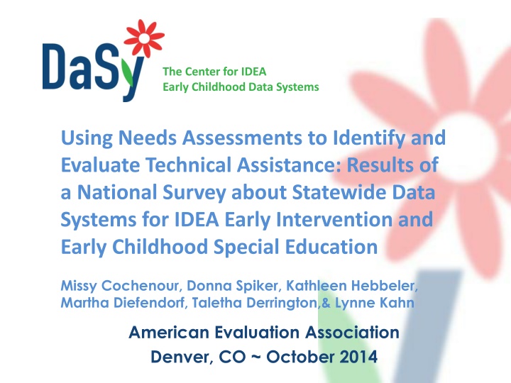 the center for idea early childhood data systems