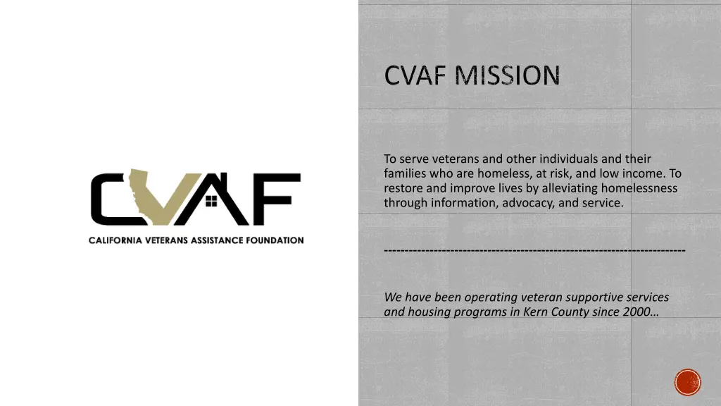 cvaf mission