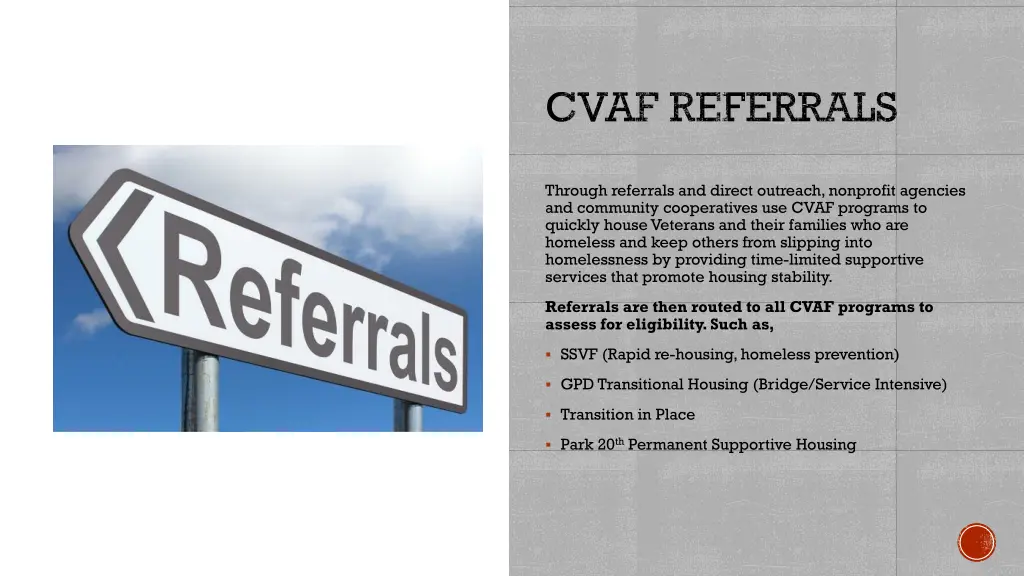 cvaf referrals