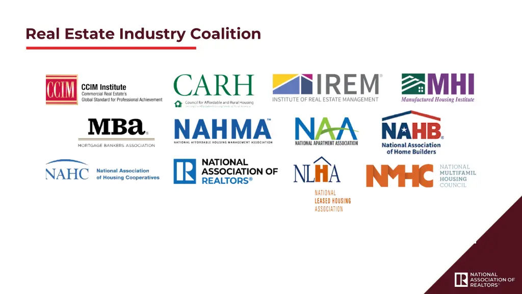 real estate industry coalition