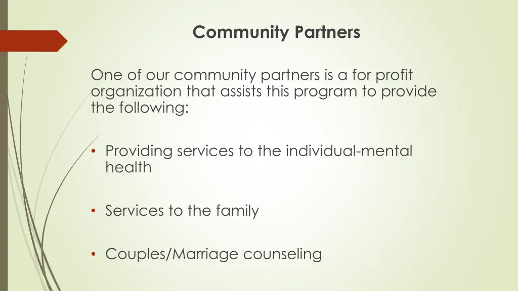 community partners