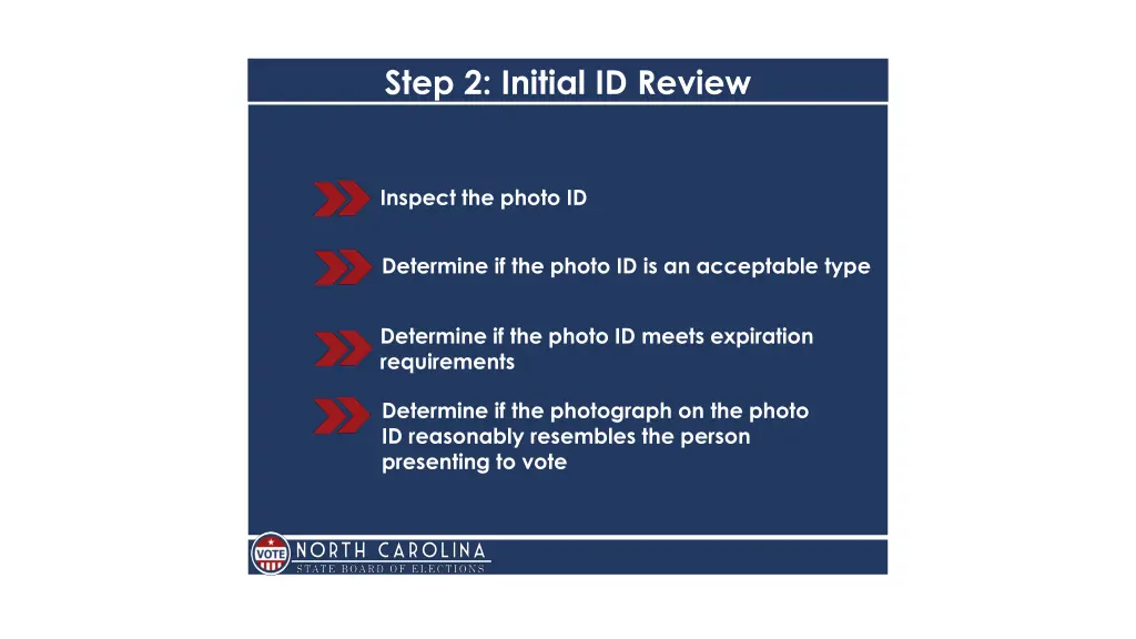 step 2 initial id review