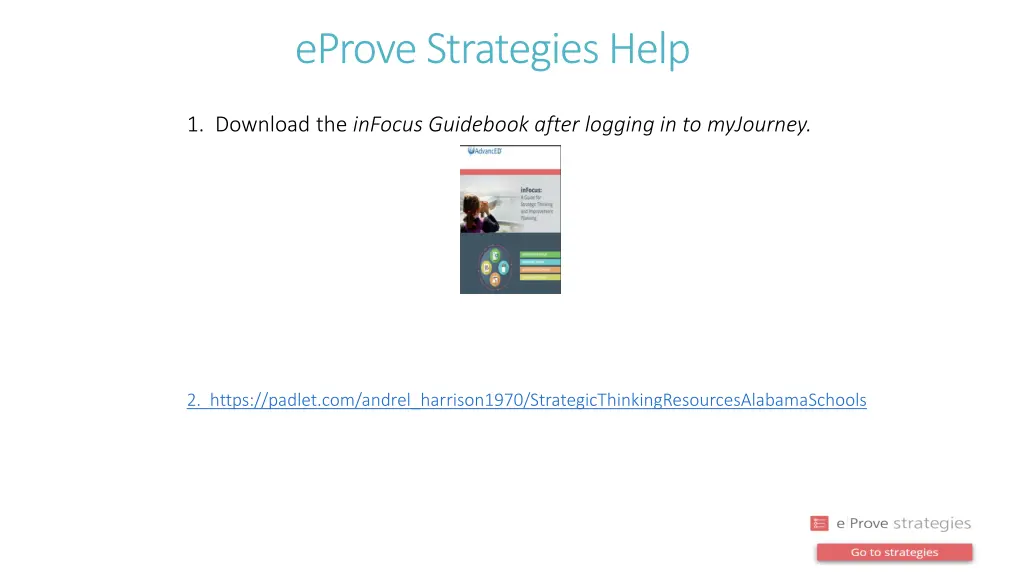 eprove strategies help