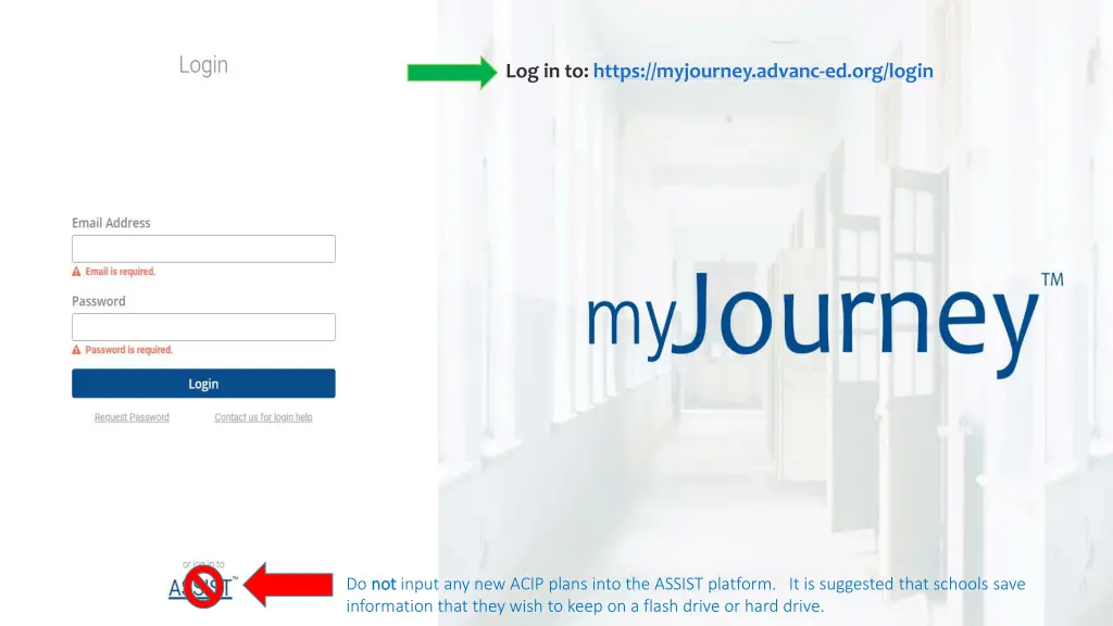 log in to https myjourney advanc ed org login