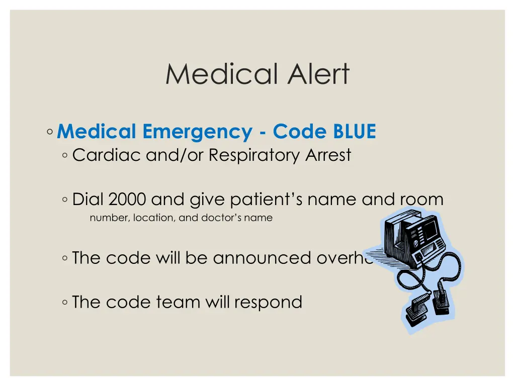 medical alert