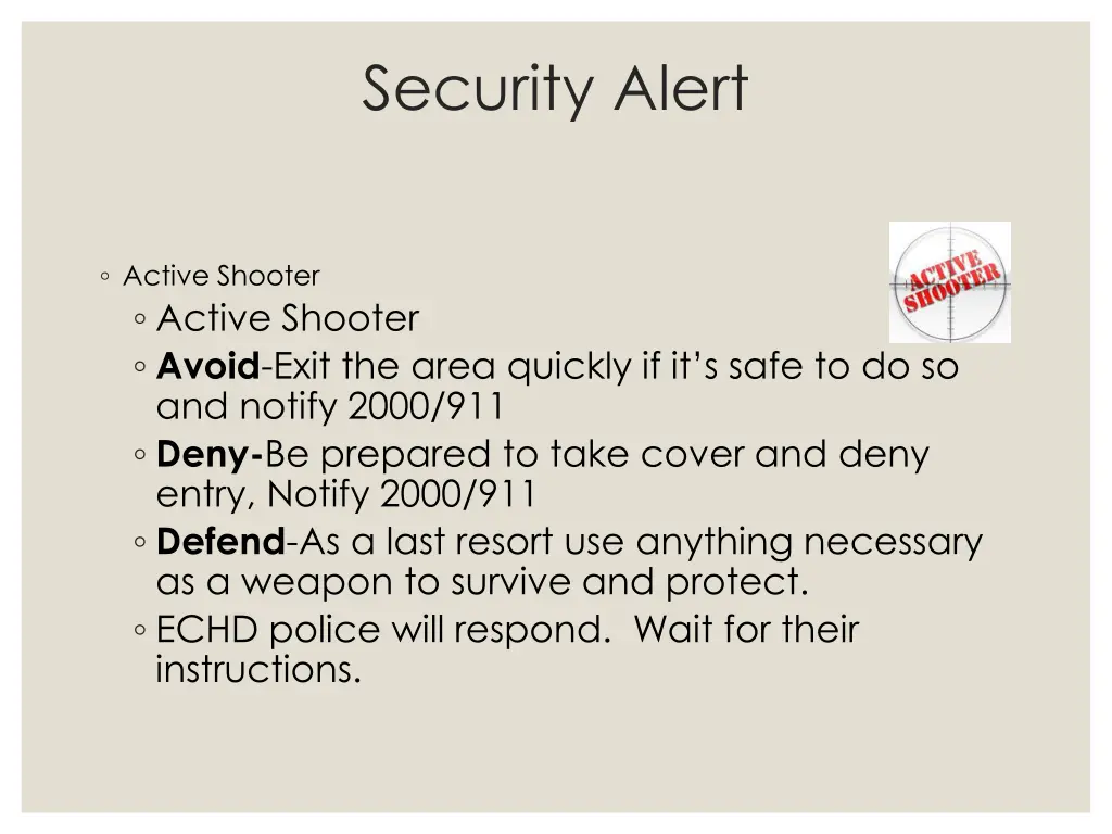 security alert 1