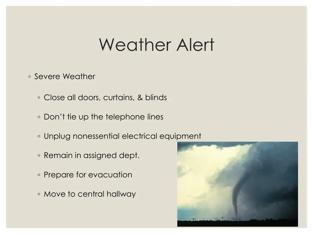 weather alert