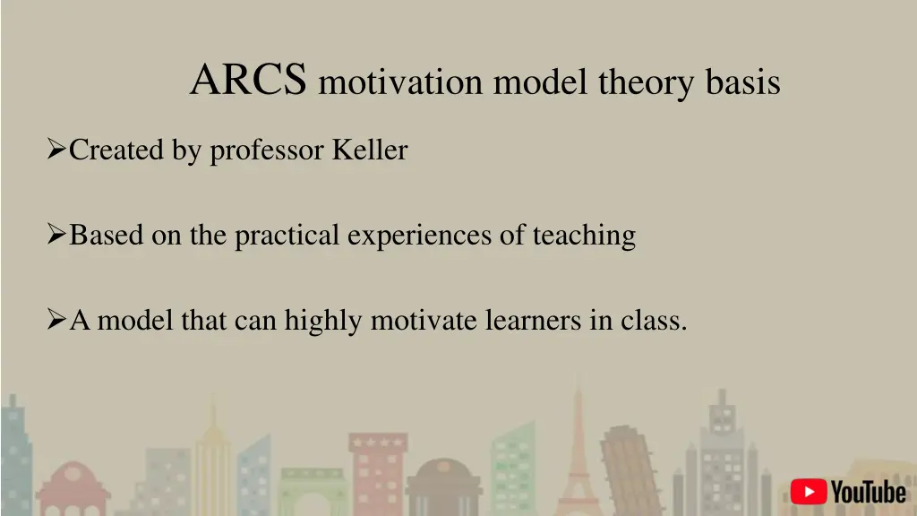 arcs motivation model theory basis