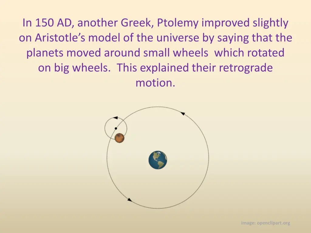 in 150 ad another greek ptolemy improved slightly