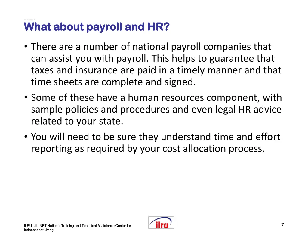 slide slide 7 7 what about payroll and hr what