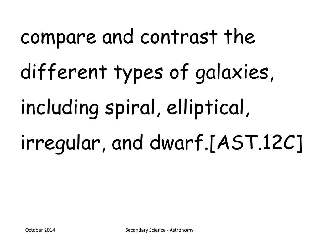 compare and contrast the different types