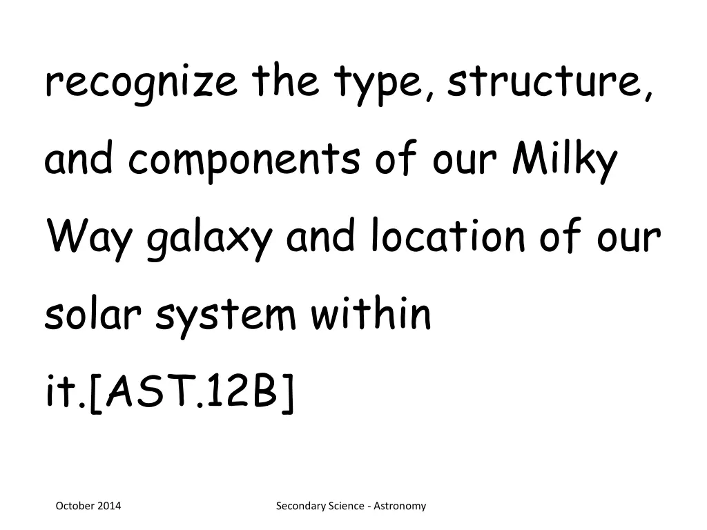 recognize the type structure and components