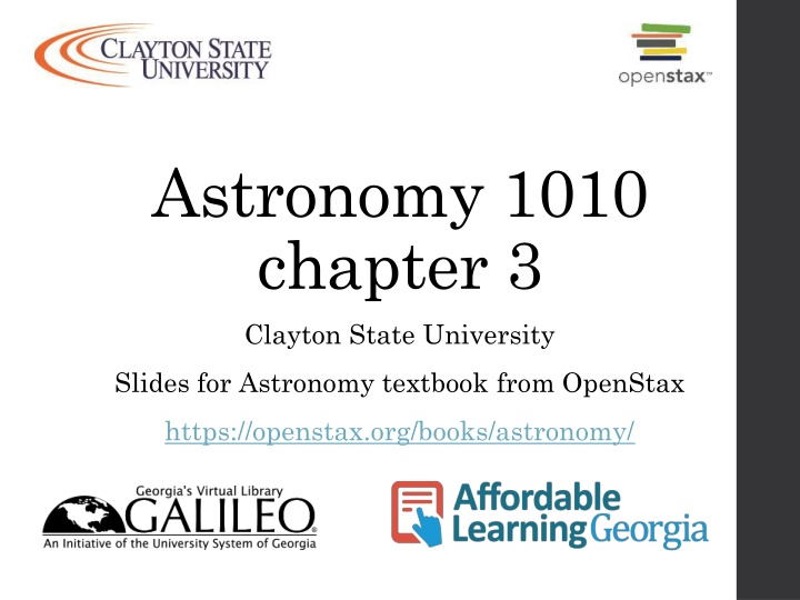 astronomy 1010 chapter 3