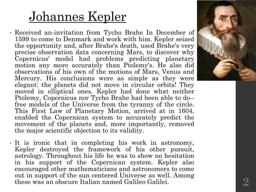 johannes kepler