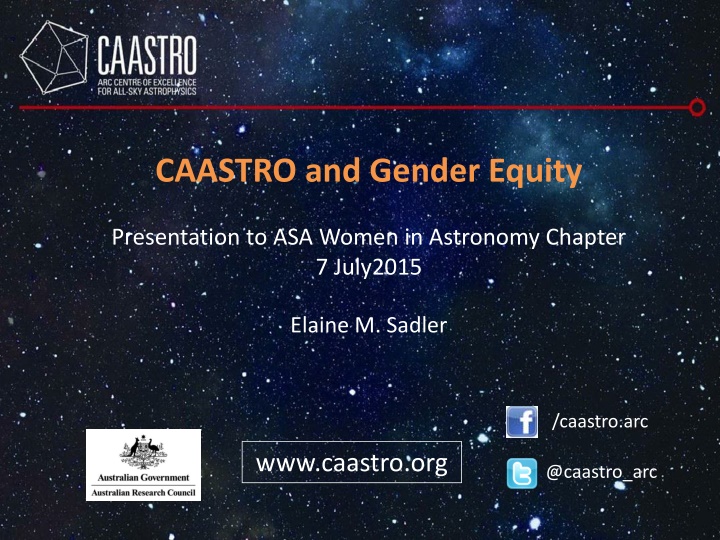 caastro and gender equity