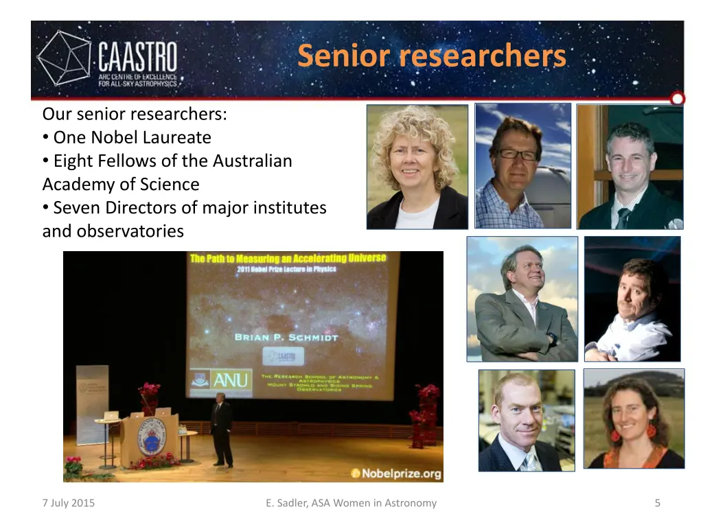 senior researchers