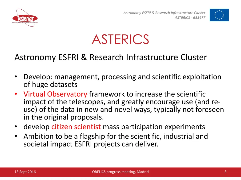 astronomy esfri research infrastructure cluster 2