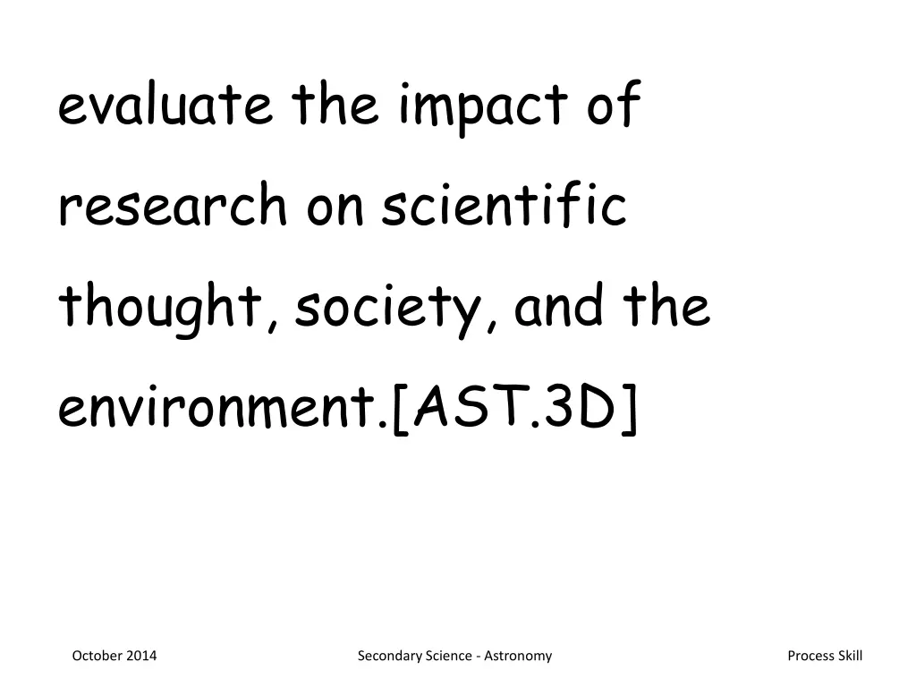 evaluate the impact of research on scientific