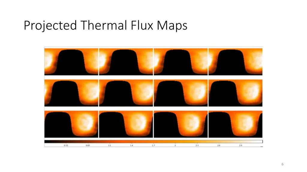 projected thermal flux maps