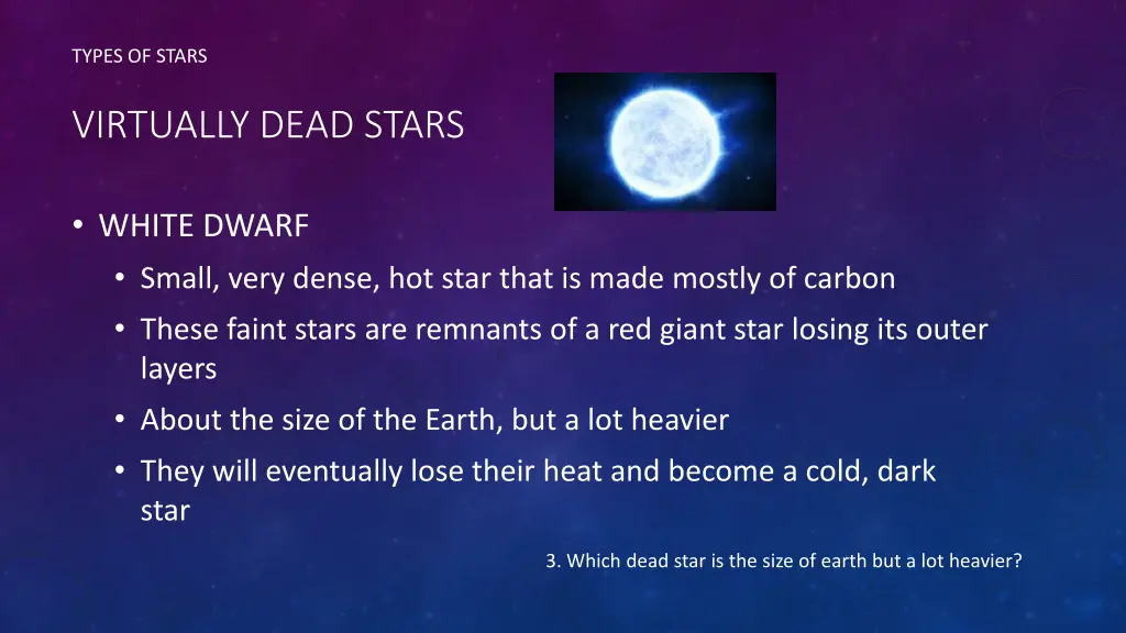 types of stars 1