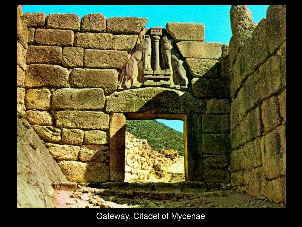 gateway citadel of mycenae