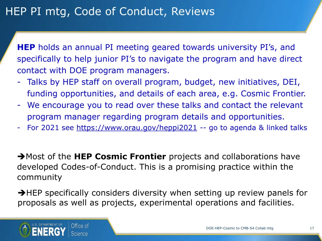 hep pi mtg code of conduct reviews