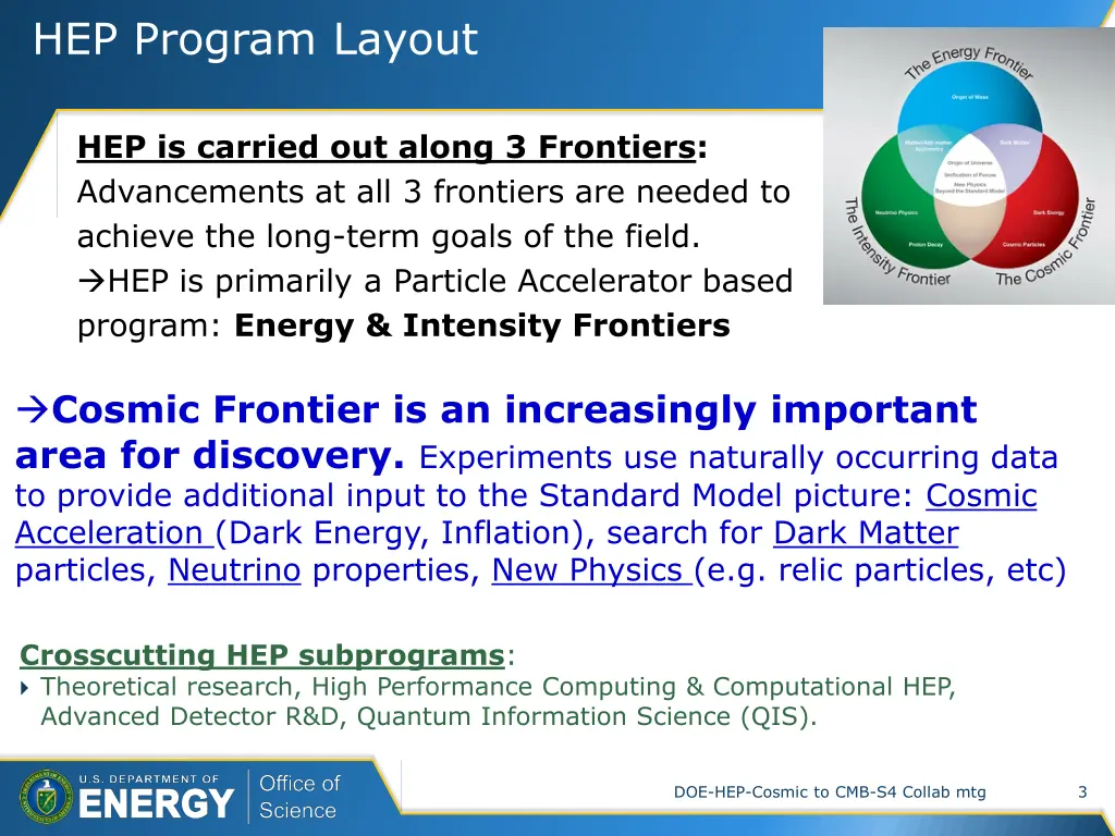 hep program layout