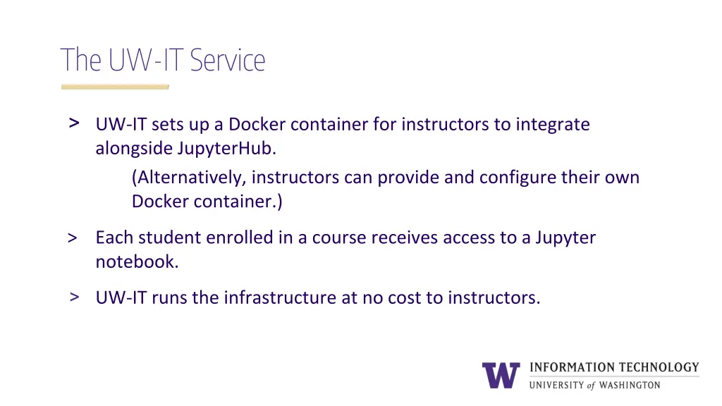 the uw it service