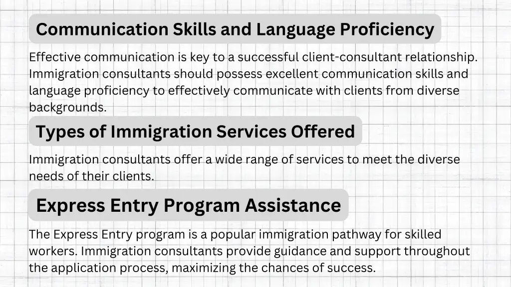 communication skills and language proficiency