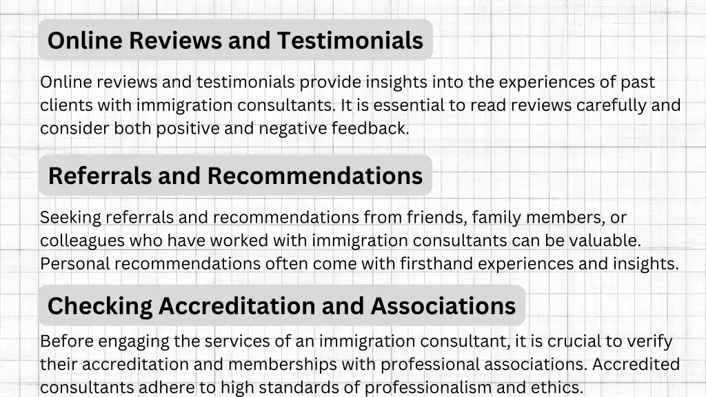 online reviews and testimonials