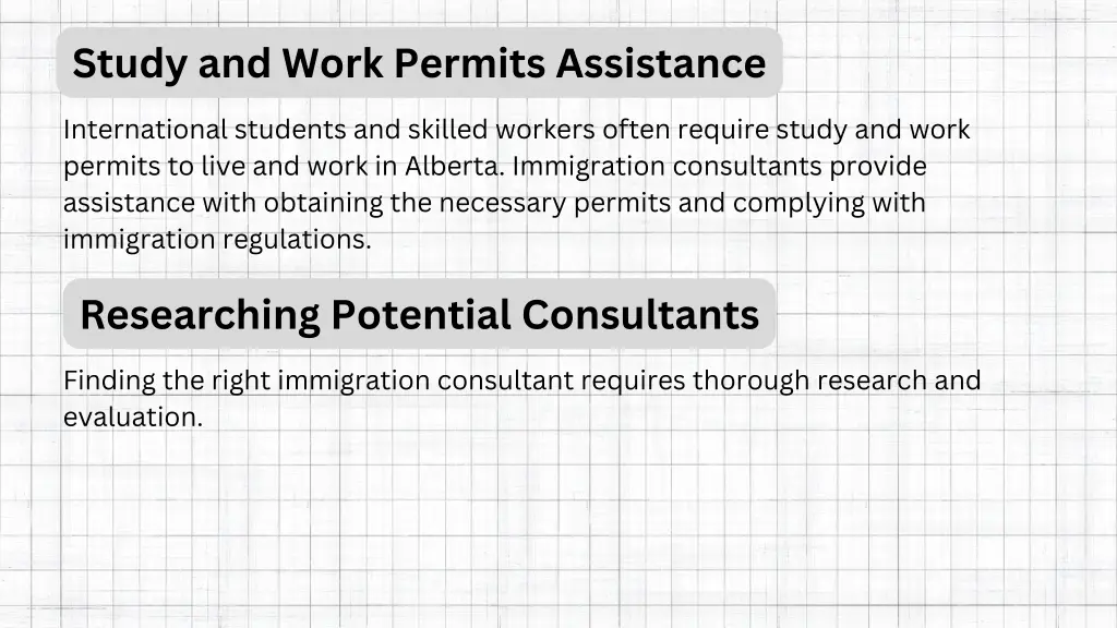 study and work permits assistance