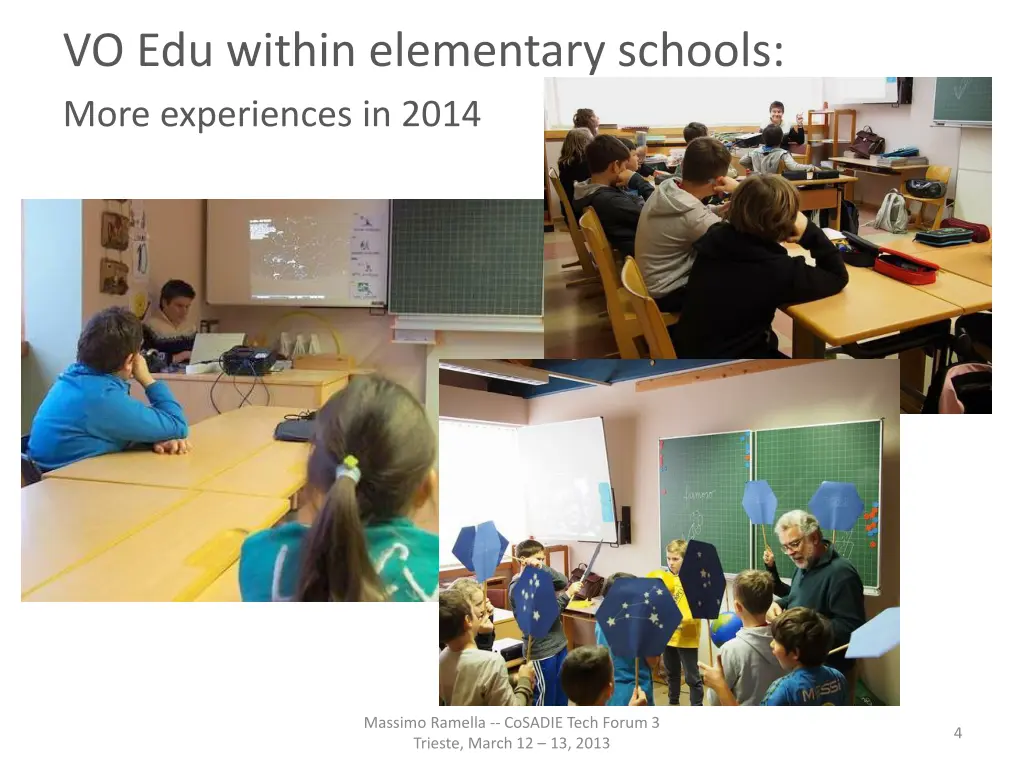 vo edu within elementary schools more experiences