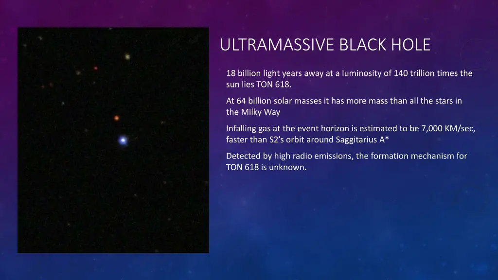 ultramassive black hole