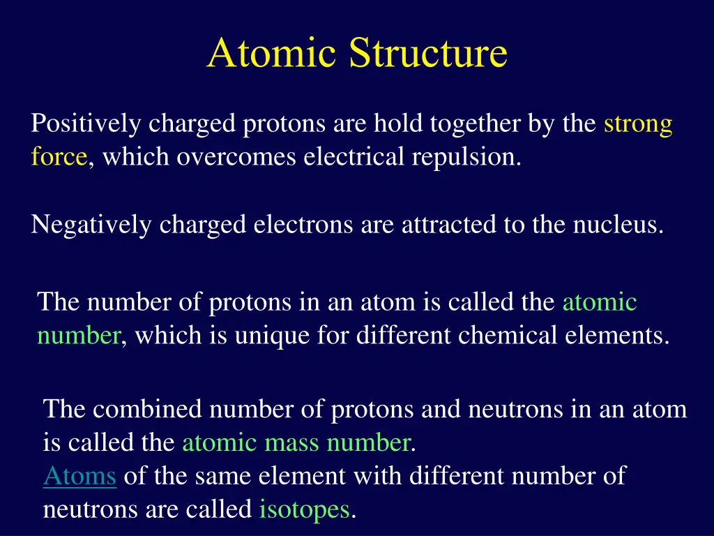 atomic structure 1