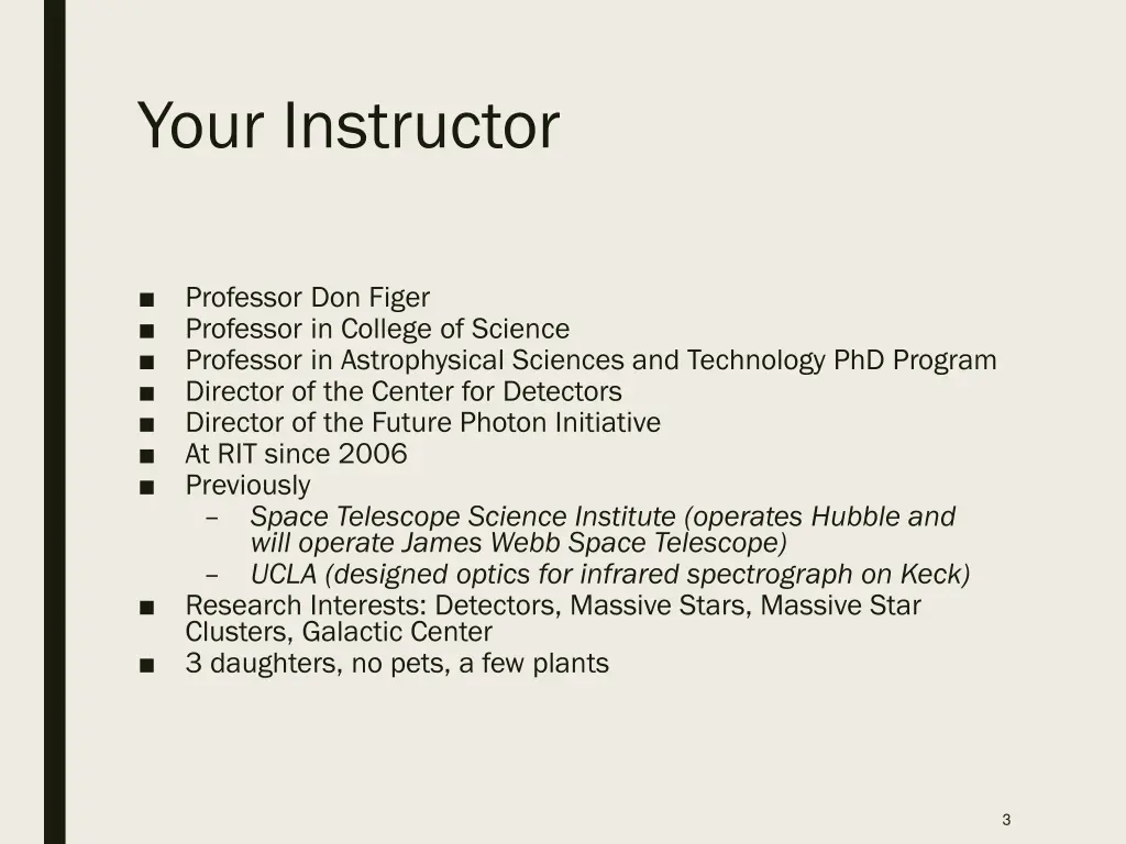 your instructor