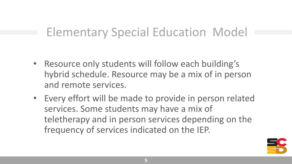 elementary special education model 1