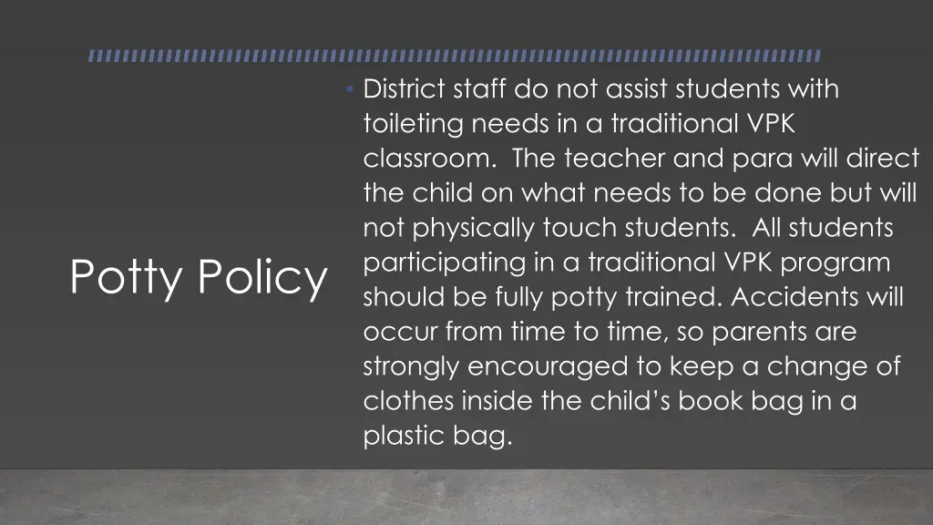 district staff do not assist students with