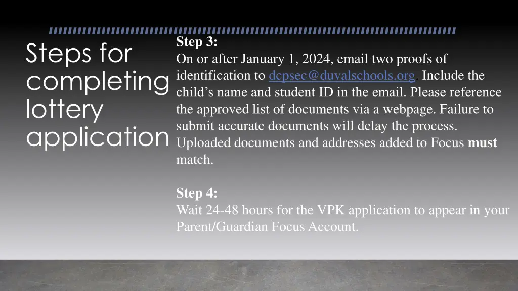 step 3 on or after january 1 2024 email