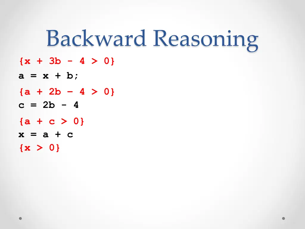 backward reasoning x 3b 4 0