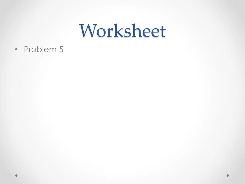 worksheet 1