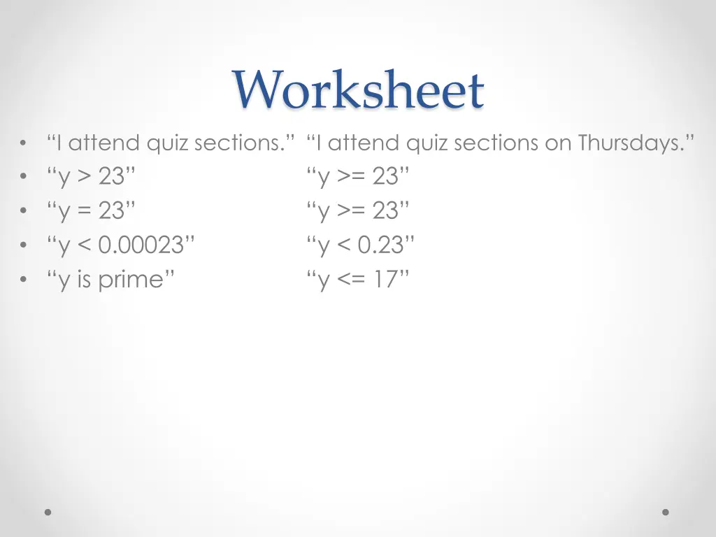 worksheet 2