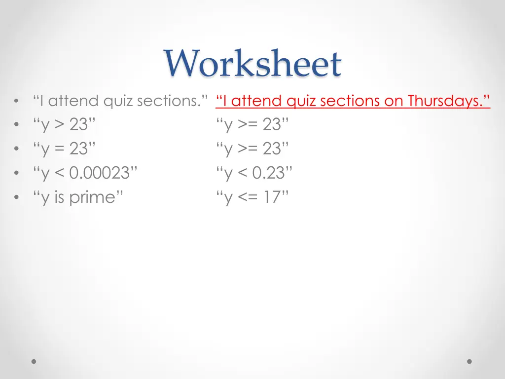 worksheet 3