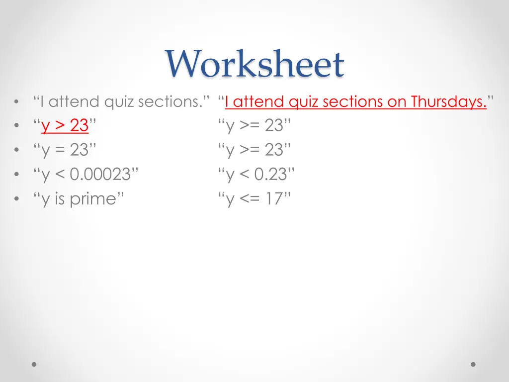 worksheet 4