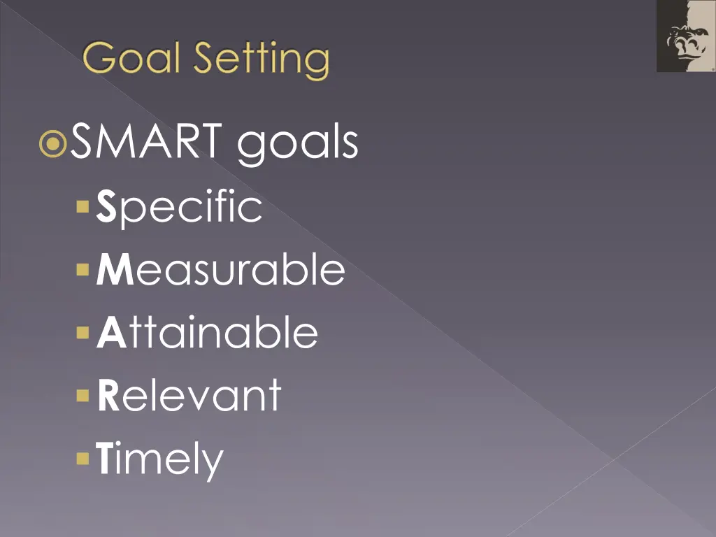 goal setting