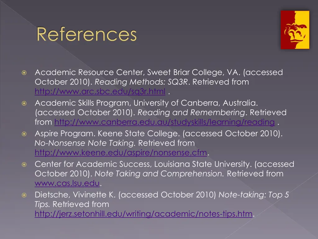 references