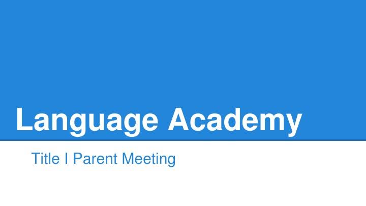 language academy