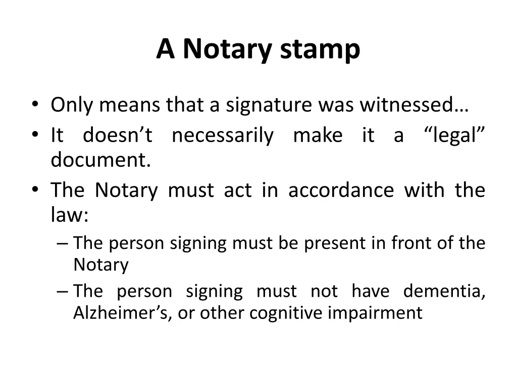 a notary stamp