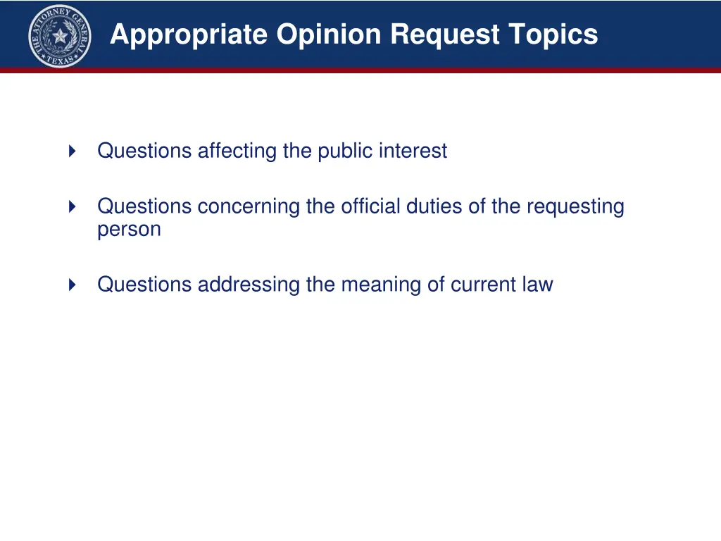 appropriate opinion request topics