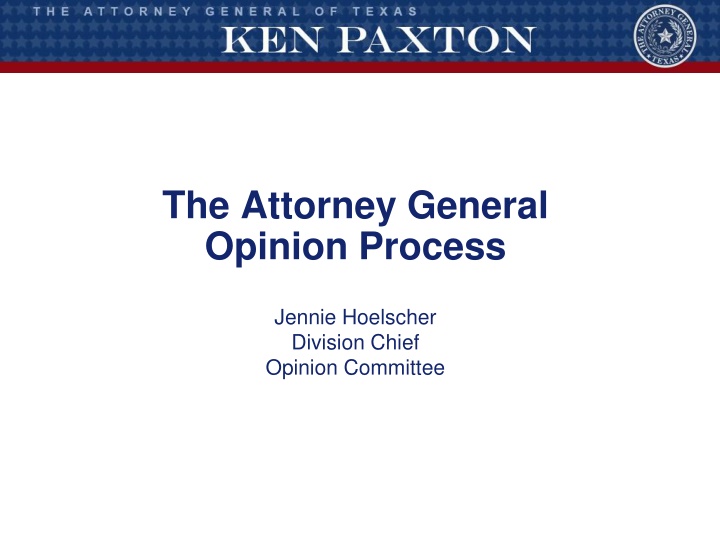 the attorney general opinion process